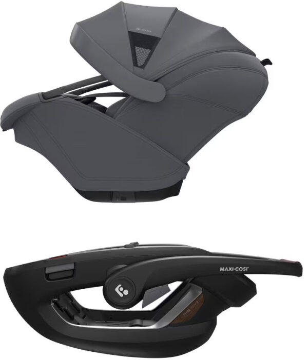 Ratini.lv | Coral Slide Pro autokrēsliņš mazuļiem 45-87cm krāsa Moon Graphite bilde #11
