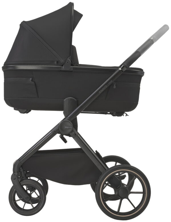 Ratini.lv | CLODI 2in1 bērnu ratu komplekts krāsa 10 TRENDY BLACK bilde #7