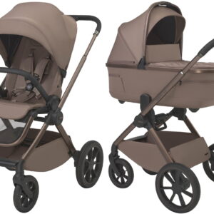 Espiro CLODI 2in1 bērnu ratu komplekts krāsa 08 FASHIONABLE BROWN