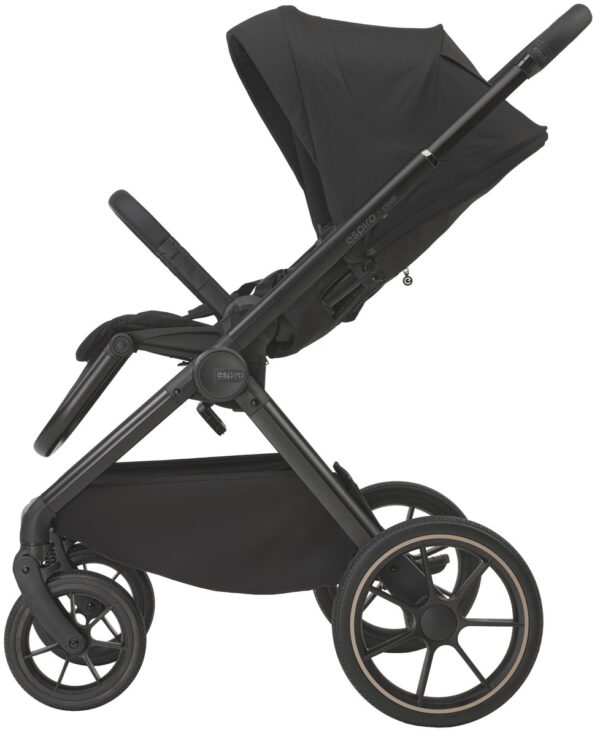 Ratini.lv | CLODI 2in1 bērnu ratu komplekts krāsa 10 TRENDY BLACK bilde #21