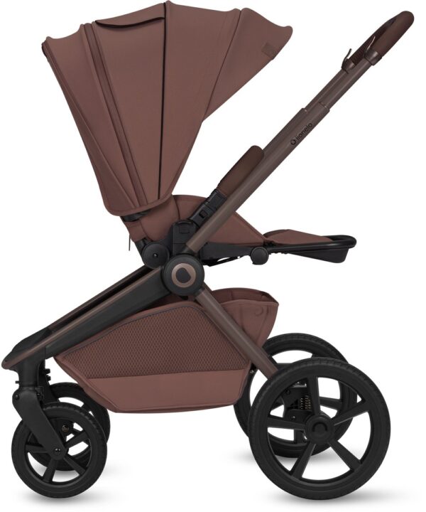 Ratini.lv | FREYA 2IN1 bērnu ratu komplekts krāsa BROWN CHOCOLATE bilde #5
