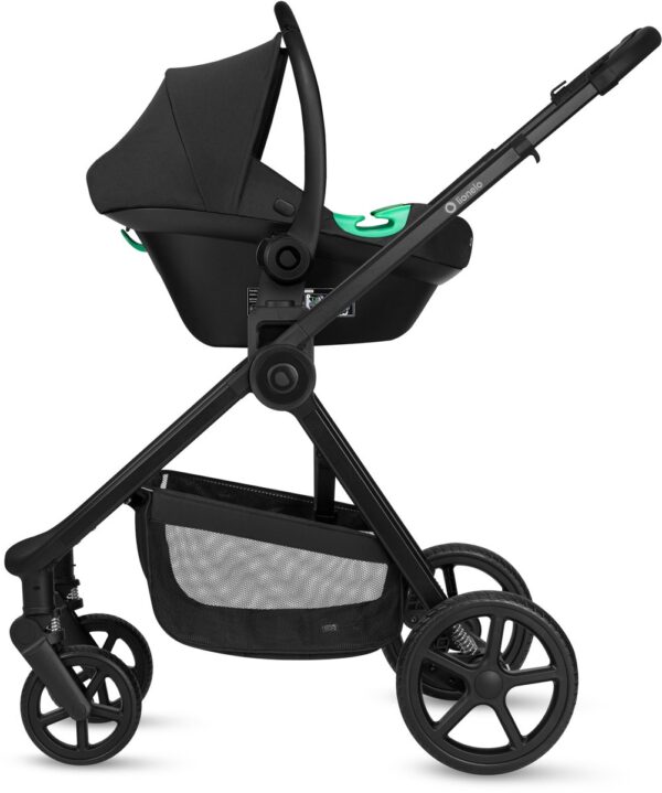 Ratini.lv | GREET 3IN1 bērnu ratu komplekts krāsa BLACK ONYX bilde #21