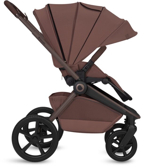 Ratini.lv | FREYA 2IN1 bērnu ratu komplekts krāsa BROWN CHOCOLATE bilde #7