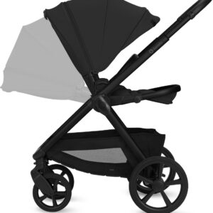 Lionelo CARMINE 2IN1 bērnu ratu komplekts krāsa BLACK ONYX