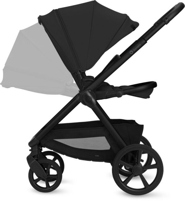 Ratini.lv | CARMINE 2IN1 bērnu ratu komplekts krāsa BLACK ONYX bilde #19
