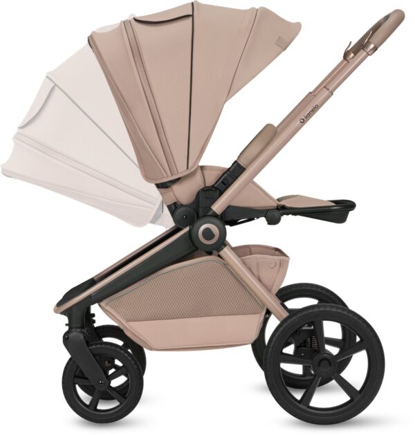 Ratini.lv | FREYA 3IN1 bērnu ratu komplekts krāsa BEIGE SAND bilde #31