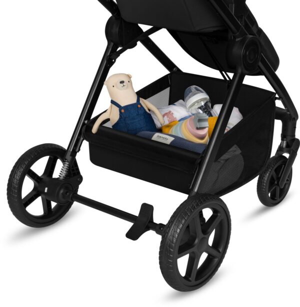 Ratini.lv | GREET 3IN1 bērnu ratu komplekts krāsa BLACK ONYX bilde #11