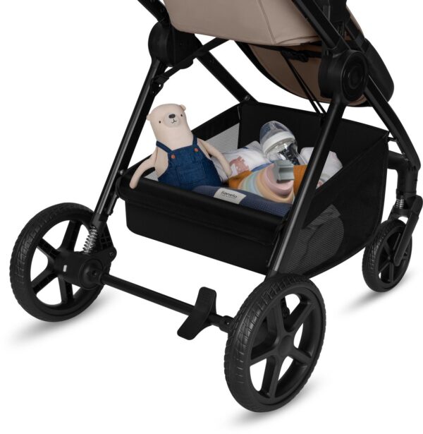 Ratini.lv | GREET 3IN1 bērnu ratu komplekts krāsa BEIGE TAUPE bilde #17