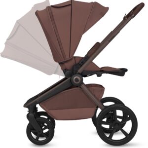 Lionelo FREYA 2IN1 bērnu ratu komplekts krāsa BROWN CHOCOLATE