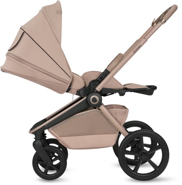 Ratini.lv | FREYA 3IN1 bērnu ratu komplekts krāsa BEIGE SAND bilde #25