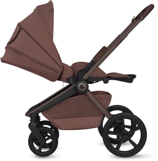 Ratini.lv | FREYA 2IN1 bērnu ratu komplekts krāsa BROWN CHOCOLATE bilde #15