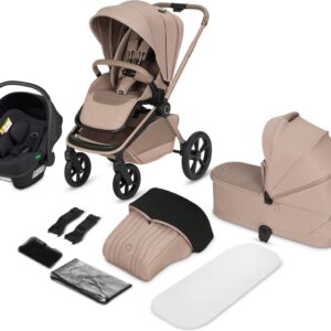 Lionelo FREYA 3IN1 bērnu ratu komplekts krāsa BLACK ONYX