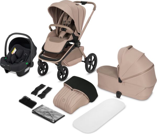 Ratini.lv | FREYA 3IN1 bērnu ratu komplekts krāsa BEIGE SAND bilde #3