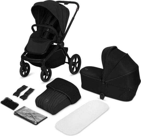 Ratini.lv | FREYA 2IN1 bērnu ratu komplekts krāsa BLACK ONYX bilde #3
