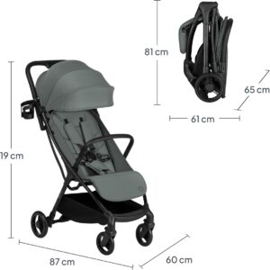 Lionelo AGIA pastaigu ratiņi krāsa GREEN SAGE
