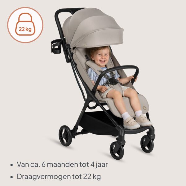 Ratini.lv | AGIA pastaigu ratiņi krāsa BEIGE SAND bilde #13