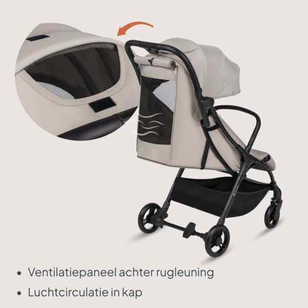 Ratini.lv | AGIA pastaigu ratiņi krāsa BEIGE SAND bilde #21