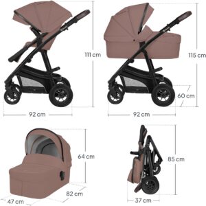 Lionelo BIANKA bērnu ratu komplekts 3in1