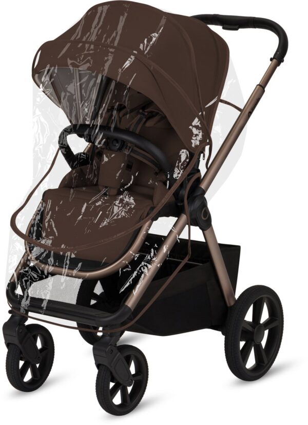 Ratini.lv | CARMINE 2IN1 bērnu ratu komplekts krāsa BROWN CHOCOLATE bilde #13