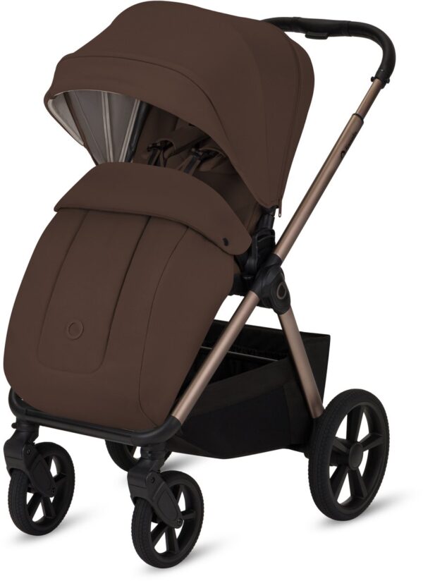 Ratini.lv | CARMINE 2IN1 bērnu ratu komplekts krāsa BROWN CHOCOLATE bilde #5