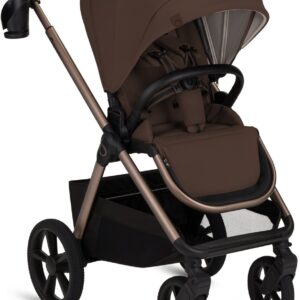 Lionelo CARMINE 2IN1 bērnu ratu komplekts krāsa BROWN CHOCOLATE
