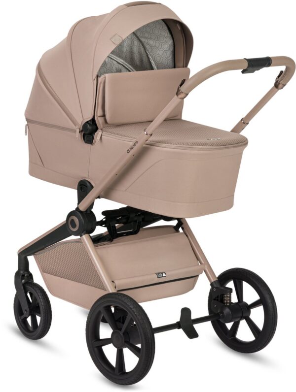 Ratini.lv | FREYA 3IN1 bērnu ratu komplekts krāsa BEIGE SAND bilde #13