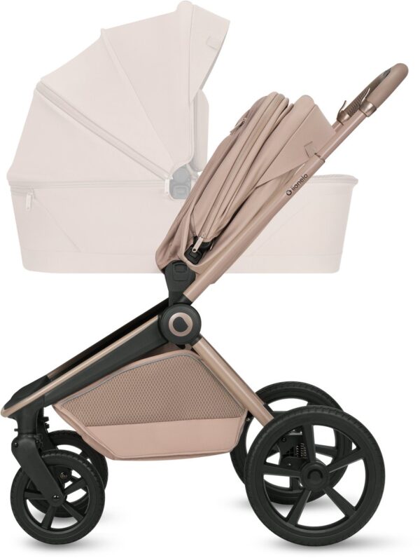 Ratini.lv | FREYA 3IN1 bērnu ratu komplekts krāsa BEIGE SAND bilde #29