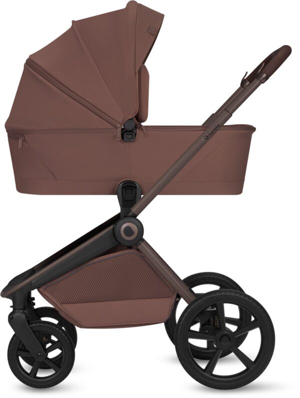 Ratini.lv | FREYA 2IN1 bērnu ratu komplekts krāsa BROWN CHOCOLATE bilde #27