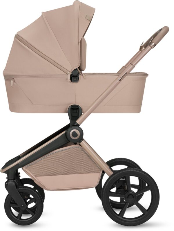Ratini.lv | FREYA 3IN1 bērnu ratu komplekts krāsa BEIGE SAND bilde #15