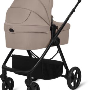 Lionelo GREET 3IN1 bērnu ratu komplekts krāsa BEIGE TAUPE