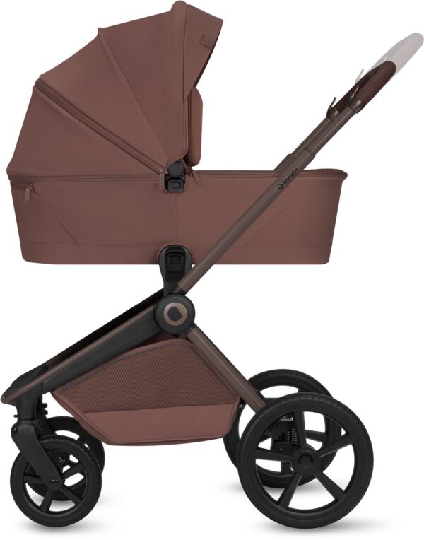 Ratini.lv | FREYA 2IN1 bērnu ratu komplekts krāsa BROWN CHOCOLATE bilde #17