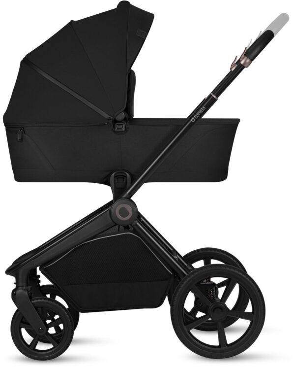 Ratini.lv | FREYA 3IN1 bērnu ratu komplekts krāsa BLACK ONYX bilde #11