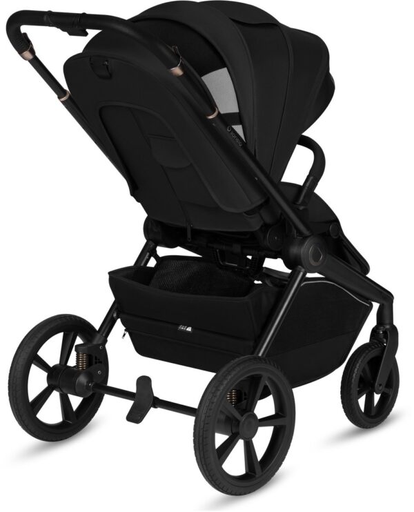 Ratini.lv | FREYA 3IN1 bērnu ratu komplekts krāsa BLACK ONYX bilde #27