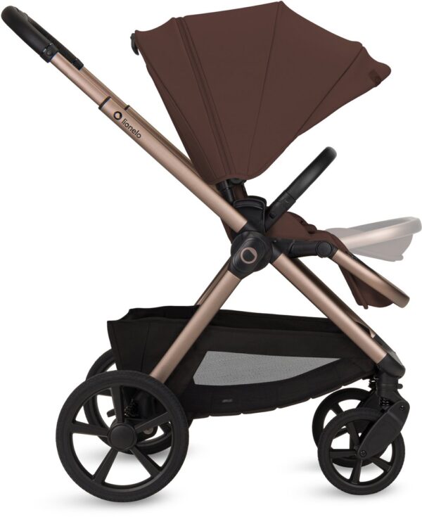 Ratini.lv | CARMINE 2IN1 bērnu ratu komplekts krāsa BROWN CHOCOLATE bilde #27