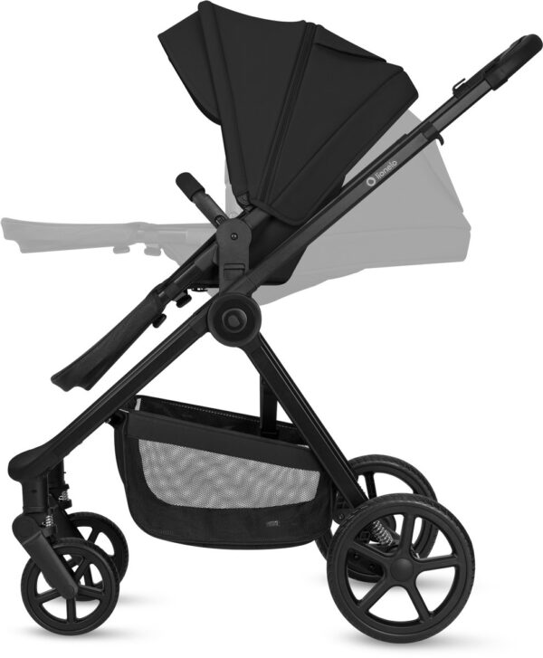 Ratini.lv | GREET 3IN1 bērnu ratu komplekts krāsa BLACK ONYX bilde #13