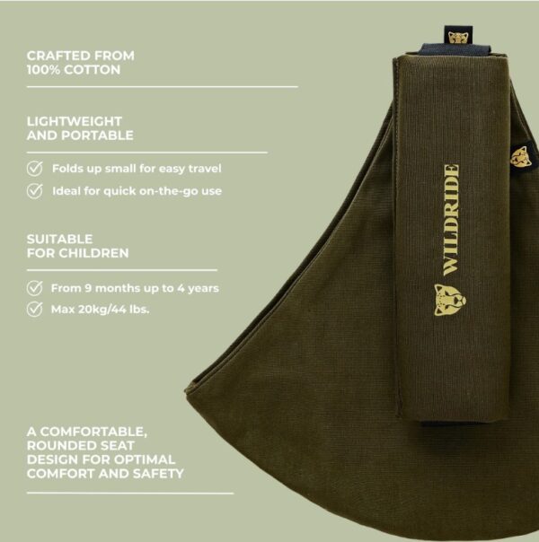 Ratini.lv | MAIN bērnu pārnēsāšanas soma krāsa Army green bilde #5