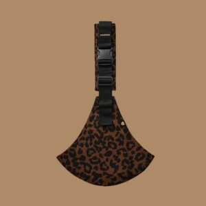 WILDRIDE PRINT bērnu pārnēsāšanas soma krāsa Brown leopard