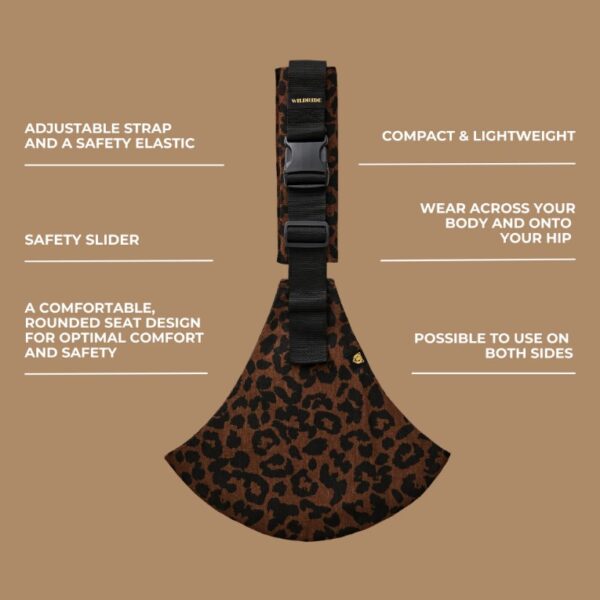 Ratini.lv | PRINT bērnu pārnēsāšanas soma krāsa Brown leopard bilde #7