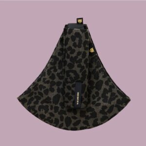 WILDRIDE PRINT bērnu pārnēsāšanas soma krāsa Grey leopard