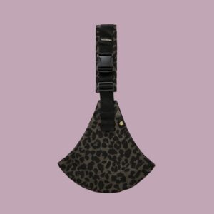 WILDRIDE PRINT bērnu pārnēsāšanas soma krāsa Grey leopard