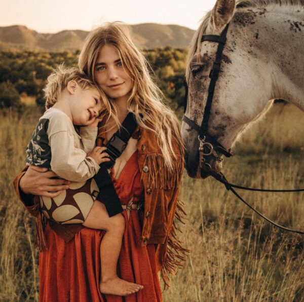 Ratini.lv | PRINT bērnu pārnēsāšanas soma krāsa Boho bilde #13