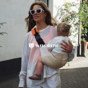 WILDRIDE PRINT bērnu pārnēsāšanas soma krāsa Marie Marie x Wildride Orange Graphic
