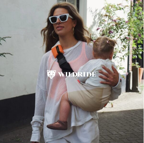 Ratini.lv | PRINT bērnu pārnēsāšanas soma krāsa Marie Marie x Wildride Orange Graphic bilde #13