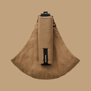 WILDRIDE LINEN bērnu pārnēsāšanas soma krāsa Camel