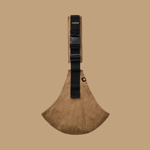Ratini.lv | LINEN bērnu pārnēsāšanas soma krāsa Camel bilde #3