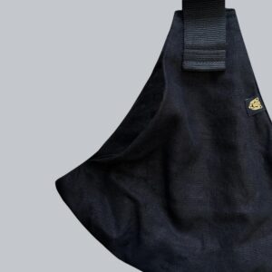 WILDRIDE LINEN bērnu pārnēsāšanas soma krāsa Black    ´