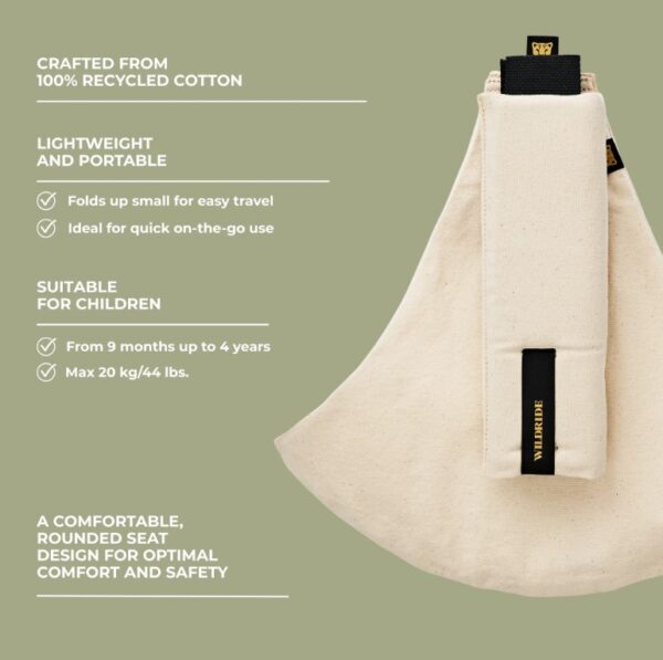 Ratini.lv | ECO bērnu pārnēsāšanas soma krāsa Eco carrier off-white bilde #5