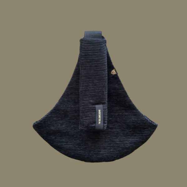 Ratini.lv | RIB CORDUROY bērnu pārnēsāšanas soma krāsa Black rib bilde #1