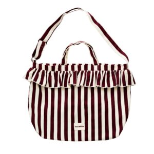 WILDRIDE plecu soma krāsa Bordeaux Stripe