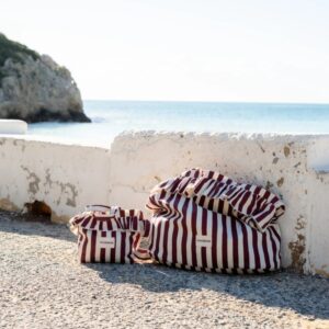 WILDRIDE plecu soma krāsa Bordeaux Stripe
